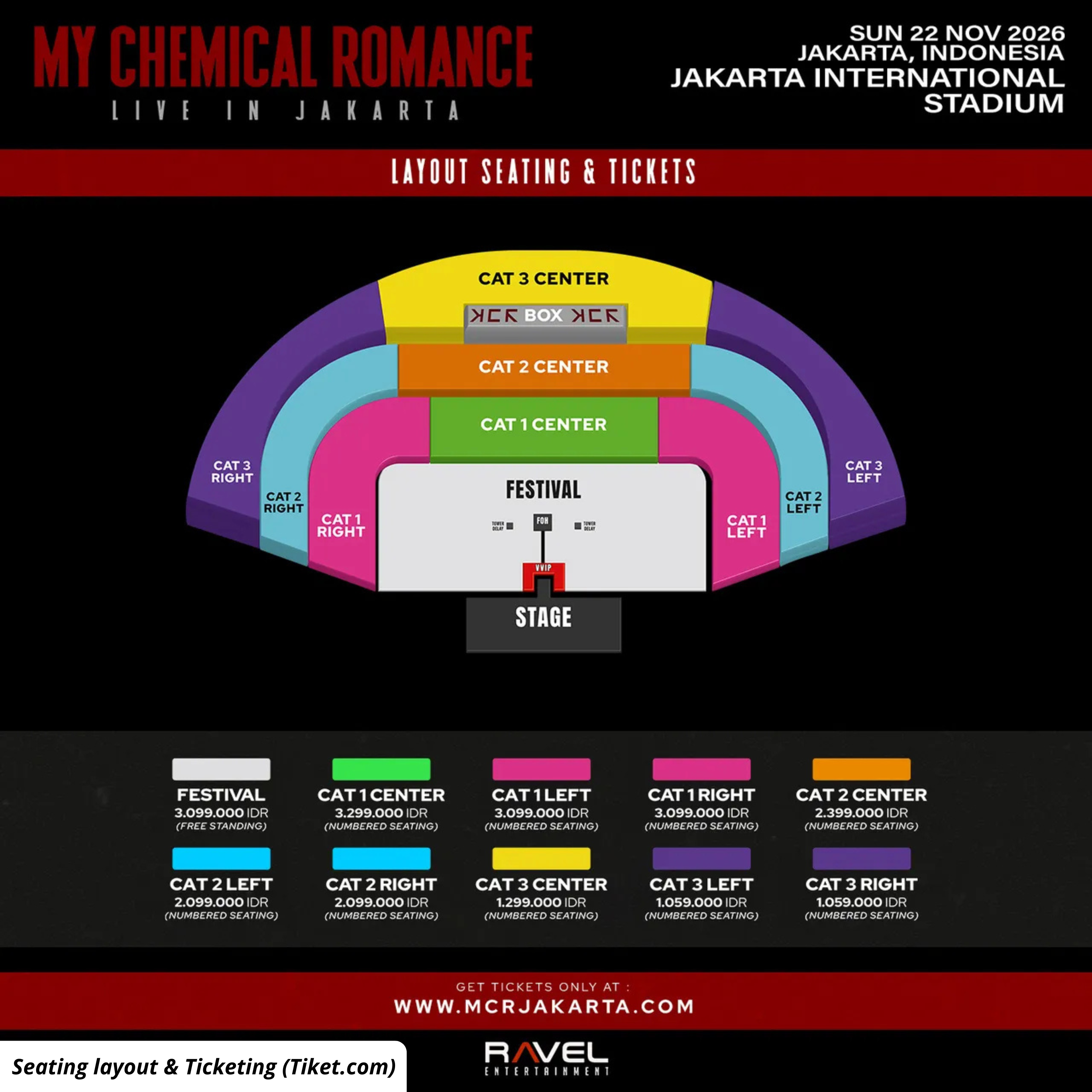 Seating Layout (Tiket.com)