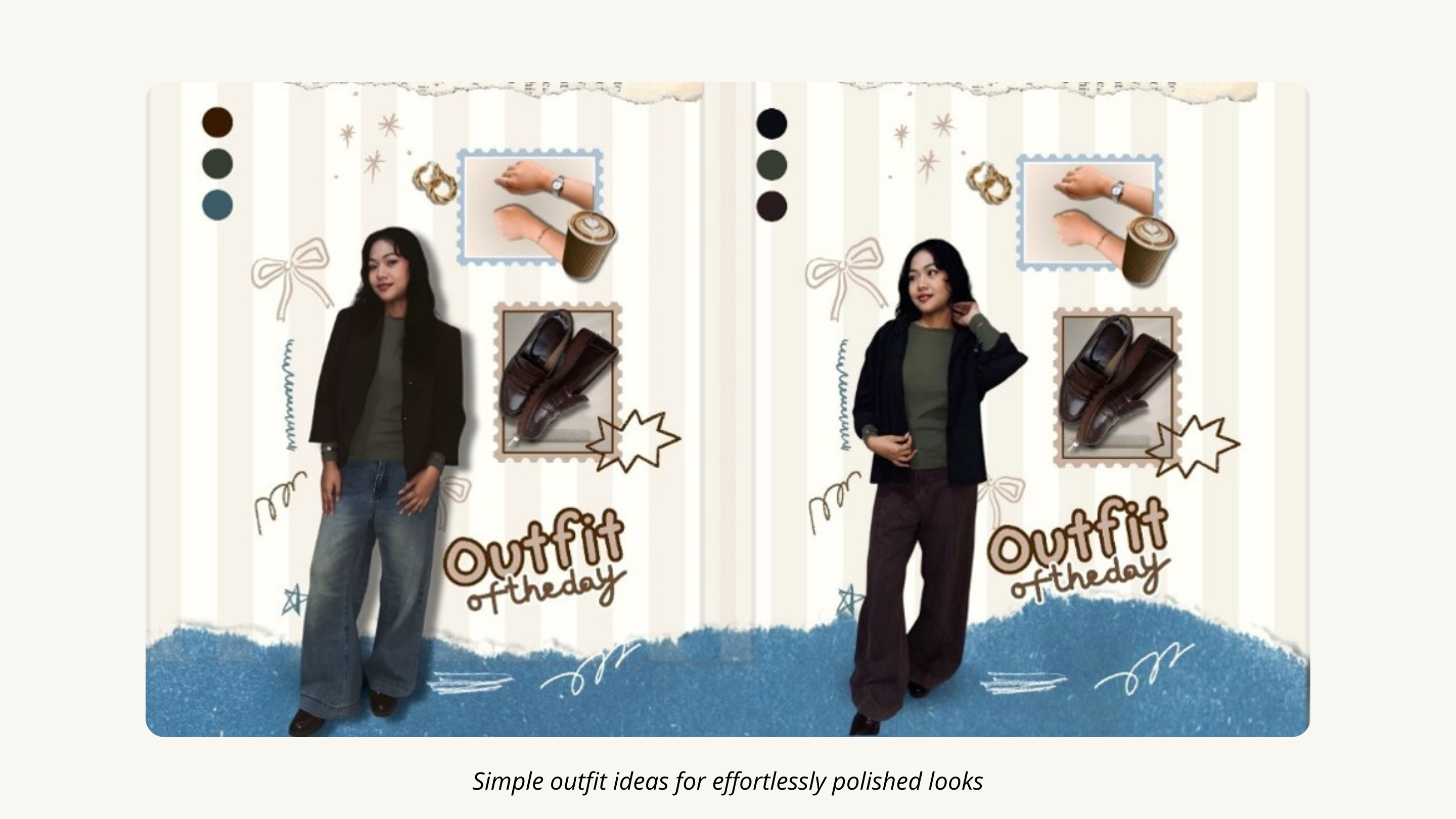 Simple outfit ideas for effortlessly polished looks