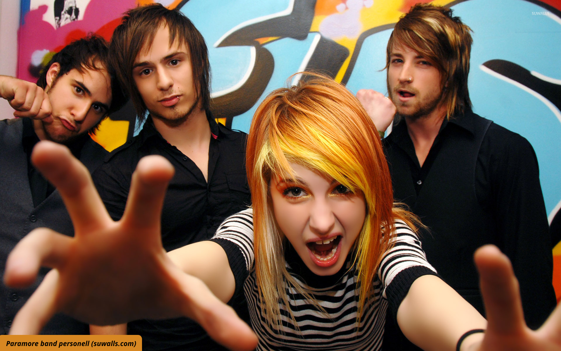 Paramore band personnel (Source: suwalls.com)
